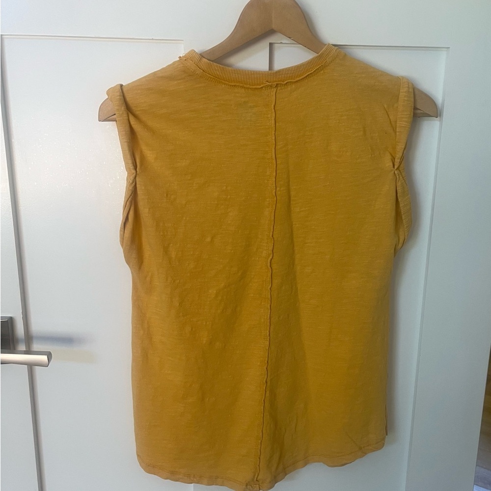 Anthropologie Pilcro Vinnie Cotton-Slub Muscle Tee. Size Small - Picture 2 of 5
